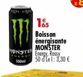 Carrefour Market Boisson énergisante MONSTER Energy, Rossy 50 d Le 1: 3,30 € offre