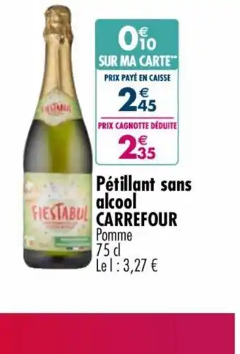 Pétillant sans alcool