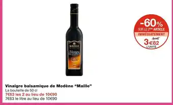 Maille vinaigre balsamique de modène