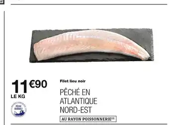 Monoprix Filet lieu noir offre