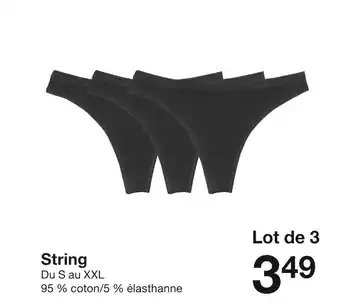 Zeeman String offre