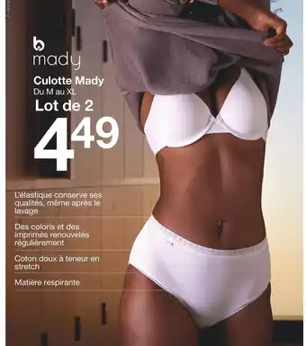 Zeeman Mady culotte offre