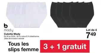 Zeeman Mady culotte offre