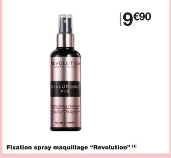 Monoprix Revolution fixation spray maquillage offre