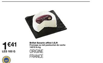 Monoprix Brillat savarin affiné i.g.p. offre
