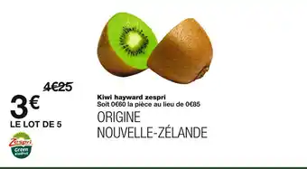 Monoprix Zespri kiwi hayward offre