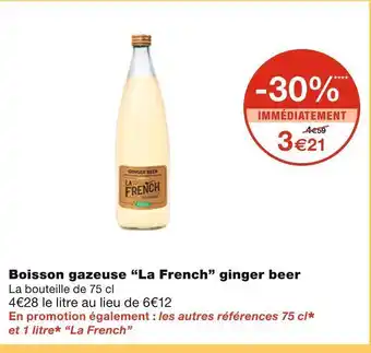 La french boisson gazeuse ginger beer