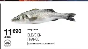 Monoprix Bar portion offre