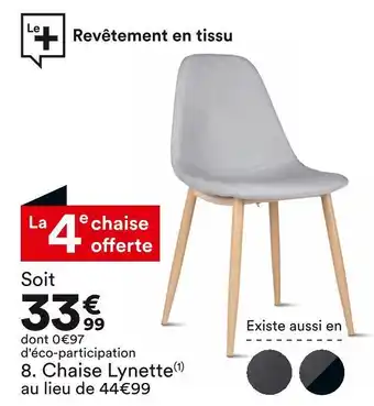 BUT Chaise lynette offre