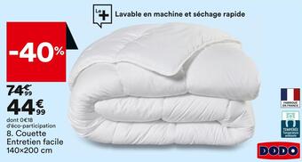 BUT Dodo couette entretien facile 140x200 cm offre
