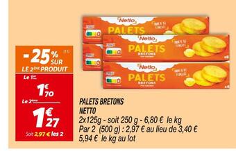 Netto Netto palets bretons offre