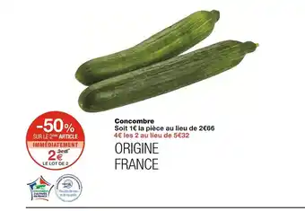 Monoprix Concombre offre