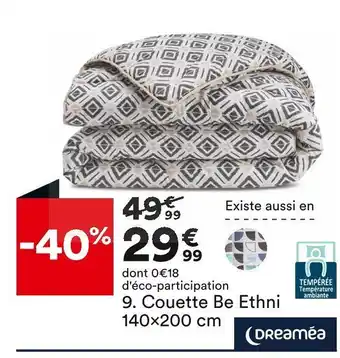 BUT Dreaméa couette be ethni 140x200 cm offre