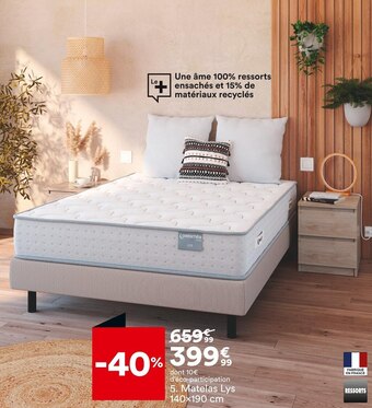 BUT Dreaméa matelas lys offre