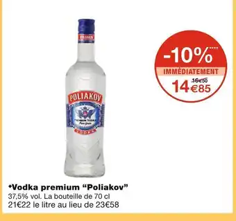 Monoprix Vodka premium offre