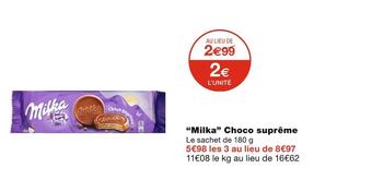 Monoprix Milka choco suprême offre