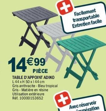 La Foir'Fouille Table d`appoint adiko offre