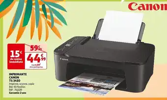 Auchan Canon imprimante ts 3450 offre