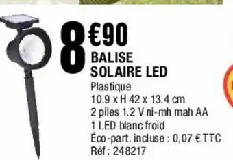 La Foir'Fouille Balise solaire led offre