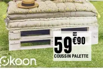 La Foir'Fouille Coussin palette offre