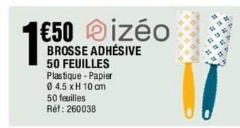 Brosse adhésive 50 feuilles