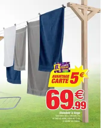 Bazarland Étendoir à linge offre