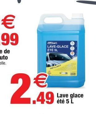 Bazarland Lave-glace été 5l offre