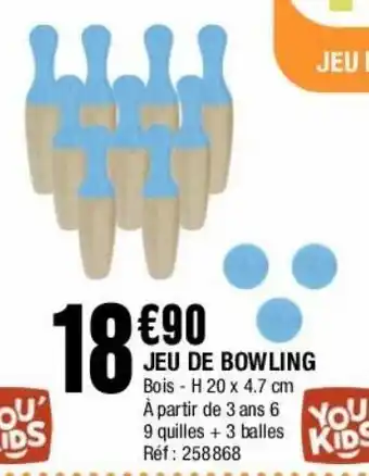 Jeu de bowling
