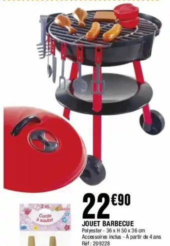 La Foir'Fouille Jouets barbecue offre