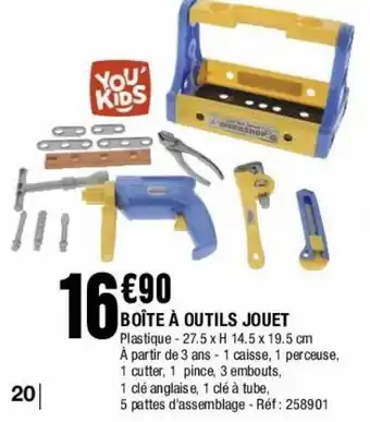 La Foir'Fouille Boîte à outils jouet offre