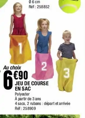 La Foir'Fouille Jeu de course en sac offre