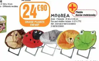 La Foir'Fouille Chaise pliante enfant offre