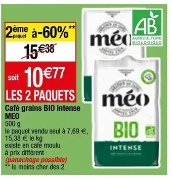 Migros Café en grains offre