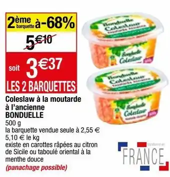 Migros Moutarde bonduelle offre