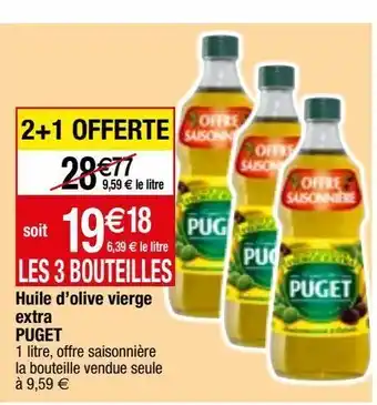Migros Huile d'olive vierge puget offre