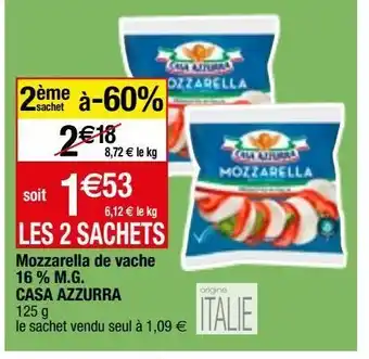 Migros Mozzarella casa azzurra offre