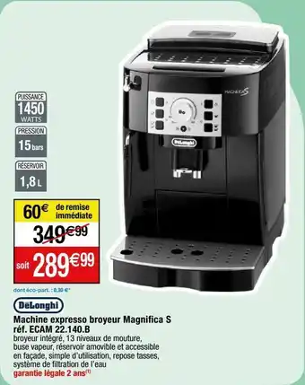 Migros Cafetière delonghi offre