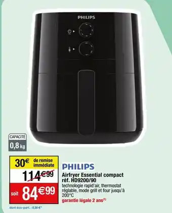 Migros Friteuse air frayer philips offre