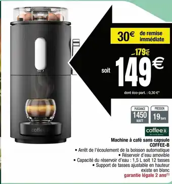 Migros Cafetière à capsules offre