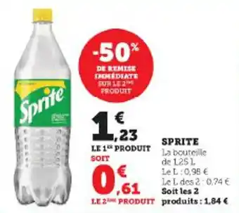 Super U SPRITE offre