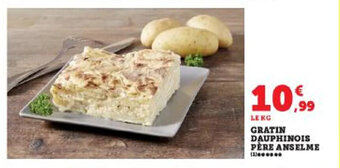 Super U GRATIN DAUPHINOIS PÈRE ANSELME offre