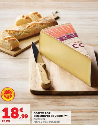 Super U COMTE AOP LES MONTS DE JOUX offre