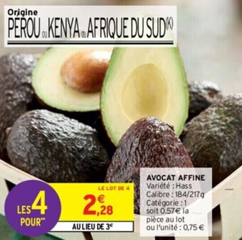 Intermarché AVOCAT AFFINE offre