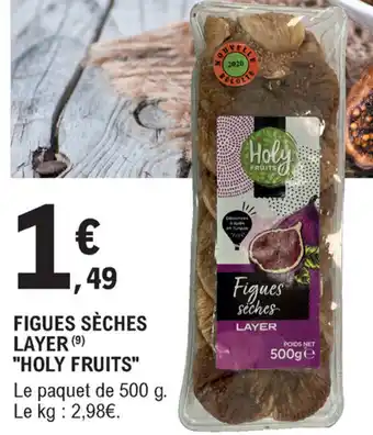 E.Leclerc Figues Sèches Layer offre