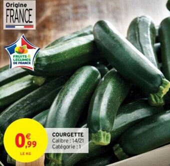 Intermarché COURGETTE offre