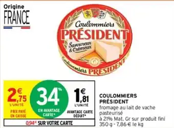 Intermarché COULOMMIERS PRÉSIDENT offre