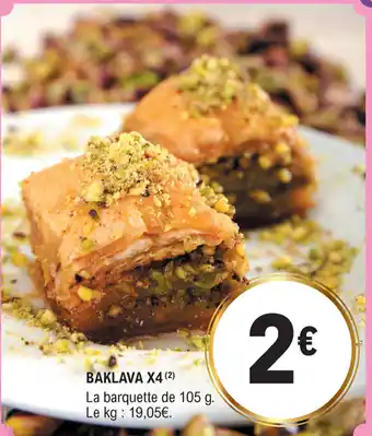 E.Leclerc Baklava X4 offre