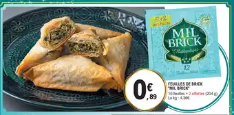 E.Leclerc Feuilles De Brick "Mil Brick" offre