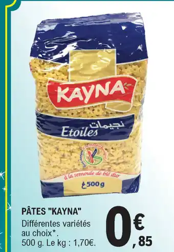 E.Leclerc Pâtes "Kayna" offre