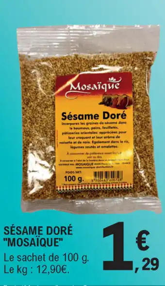 E.Leclerc Sésame Doré "Mosaique" offre